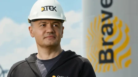 Image library / DTEK CEO Maxim Timchenko, wind power plant (WPP)