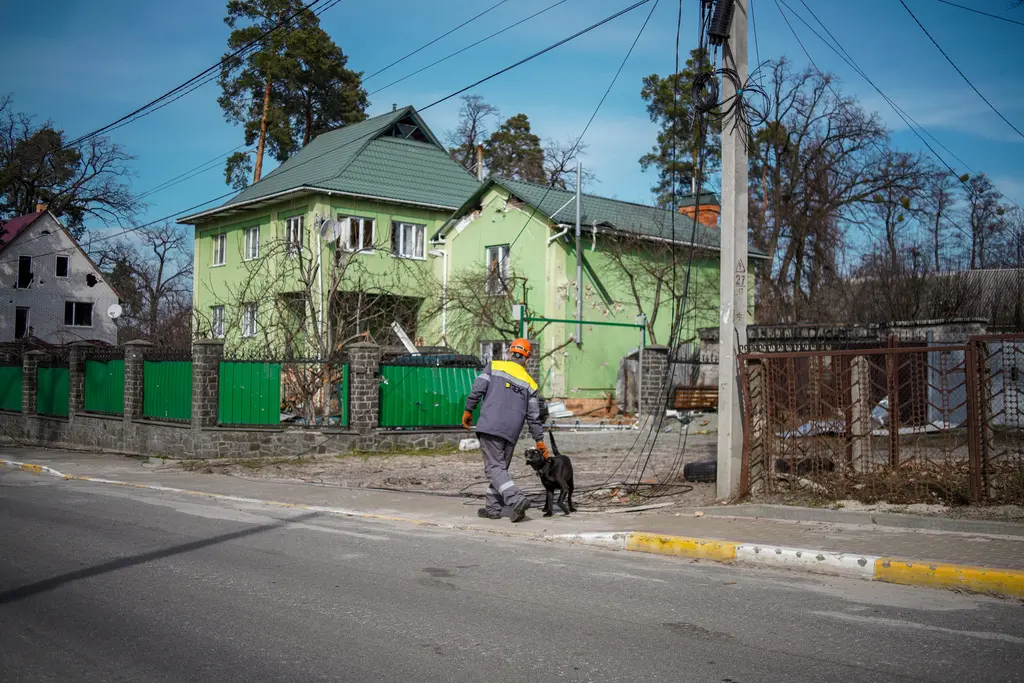 DTEK Grids, repairing grids, worker