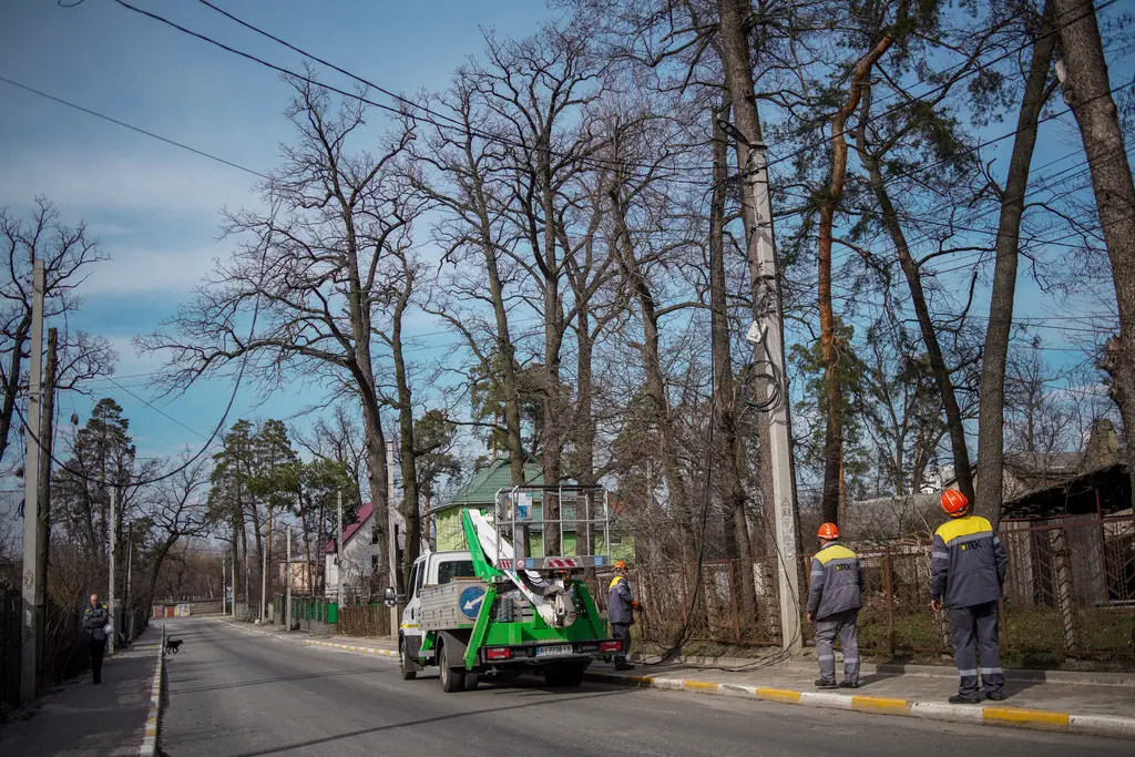 DTEK Grids, repairing grids, worker