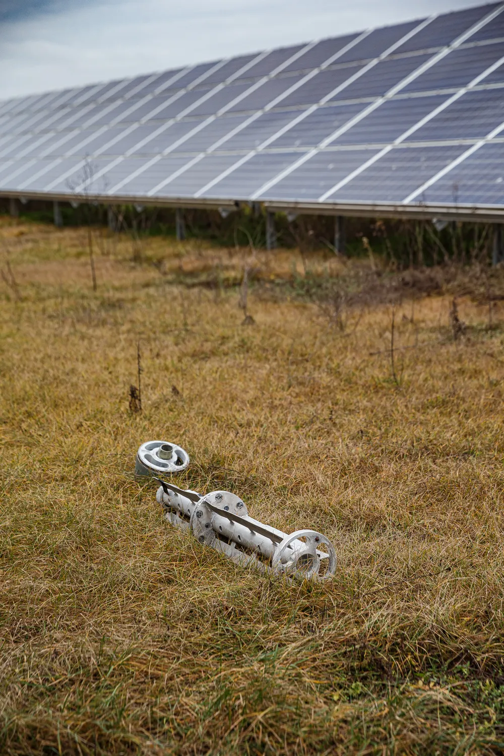 Tryfonivska SPP, solar panels, restoring