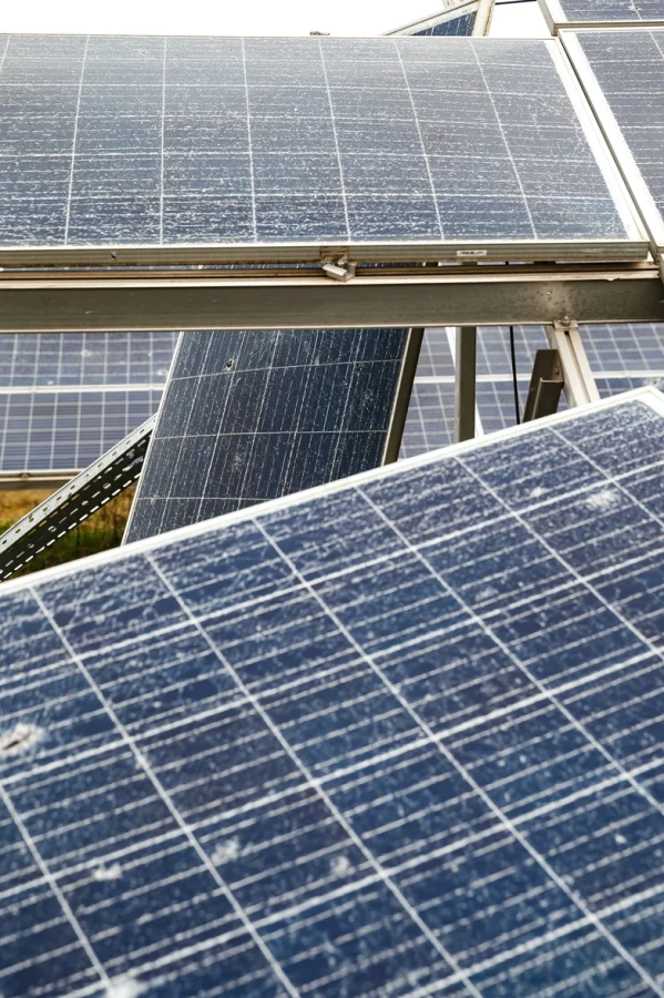 Tryfonivska SPP, solar panels, restoring