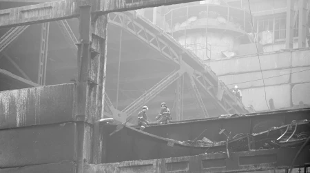Image library / A DTEK employees work to restore a DTEK power station after russian attacks in March 2024. The precise location and date are not disclosed due to security restrictions.