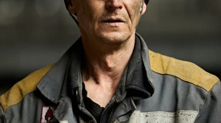 Image library / DTEK power engineer after another russian attack on thermal power plant, spring 2024