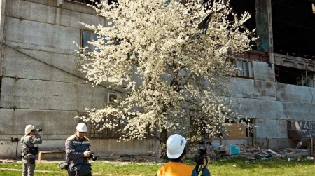 Фотогалерея / Пошкодження на одній з ТЕС ДТЕК після російського штурму, весна 2024 року. Точне місце та дата не розголошуються через обмеження безпеки