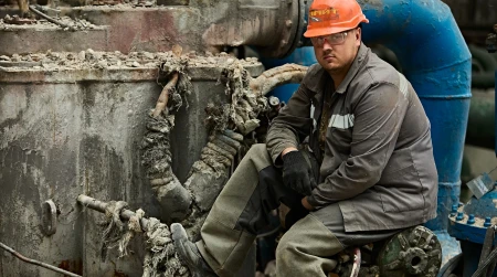 Image library / An employee of one of DTEK's thermal power plants that was damaged by a russian attack