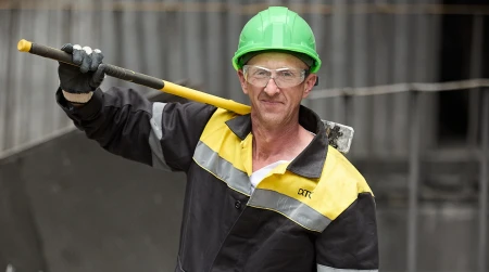 Image library / DTEK power engineer after another russian attack on thermal power plant, spring 2024
