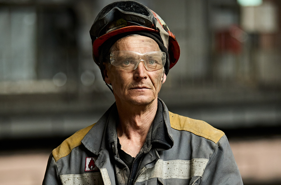 An employee of one of DTEK's thermal power plants that was damaged by a russian attack