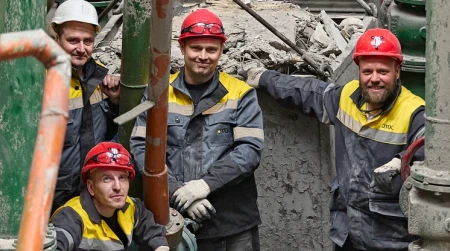 Image library / Engineers of DTEK's thermal power plant clear debris and eliminate the consequences of russian massive attacks