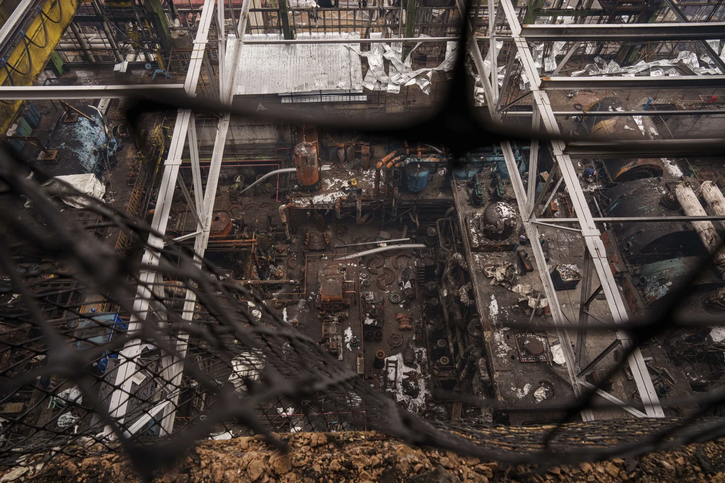 Associated Press captured the aftermath of a russian attack