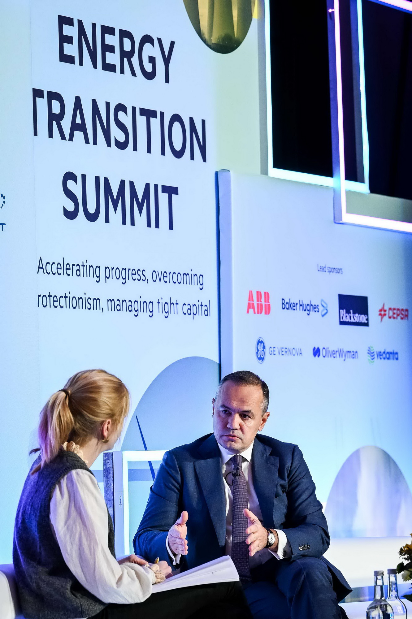 DTEK CEO Maxim Timchenko, partnership, FT's Energy Transition Summit