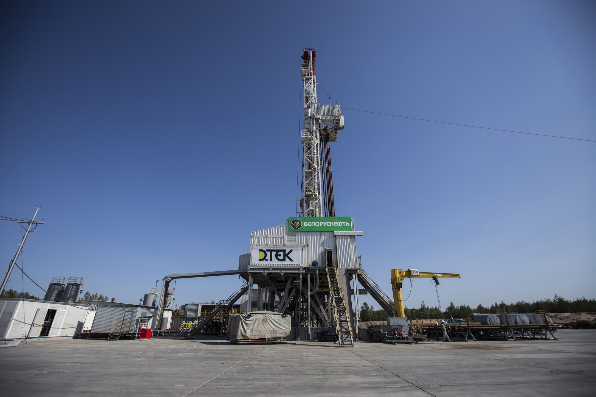 Installation of drilling equipment at well №25 DTEK Oil&Gas