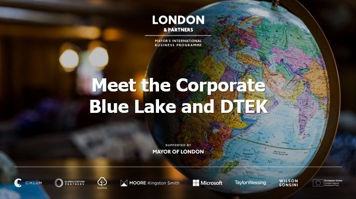 ДТЕК і Blue Lake розповіли про інновації в Україні під час заходу від London & Partners