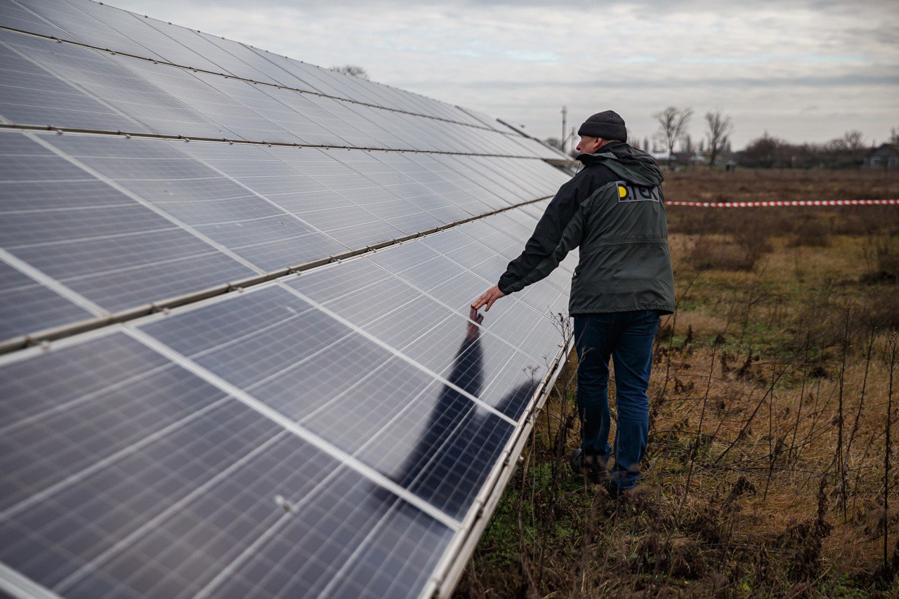 DTEK Renewables repaired 50% of the Tryfonivska SPP capacity