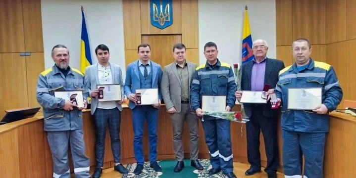 DTEK Odesa Power Grids' power engineers were awarded the President's decoration "For the Defense of Ukraine"