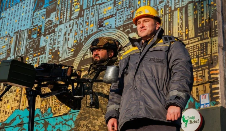 У Києві відкрили мурал, присвячений силам ППО та енергетикам