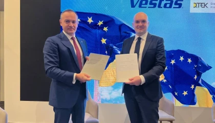 ДТЕК і Vestas готові реалізувати найбільший приватний інвестиційний проєкт в галузі енергетики з моменту набуття Україною незалежності