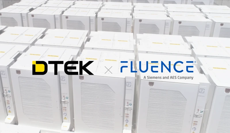 DTEK and Fluence battery storage