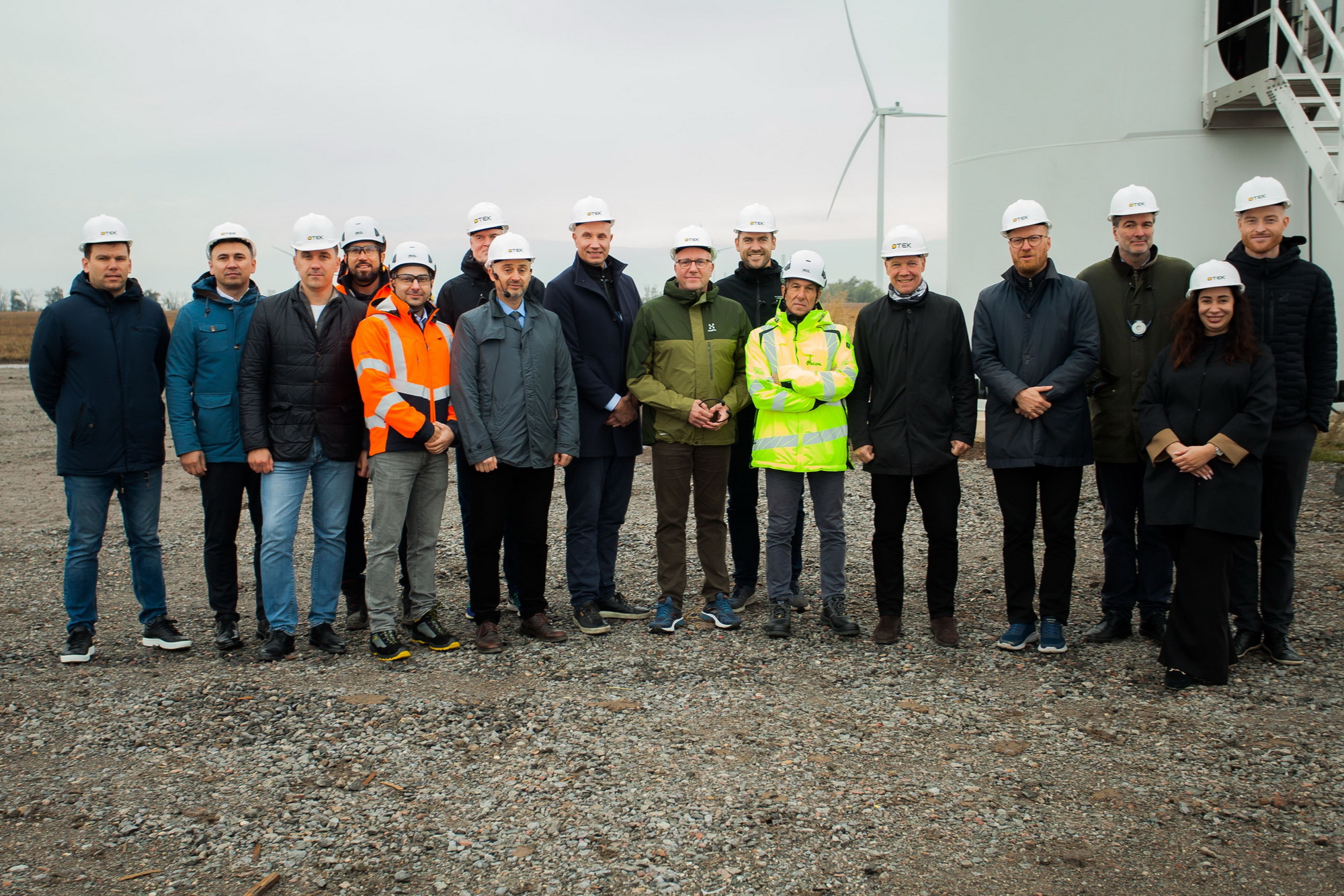 Danish Government visits DTEK’s Tyligulska WPP — soon to be Ukraine’s largest windfarm