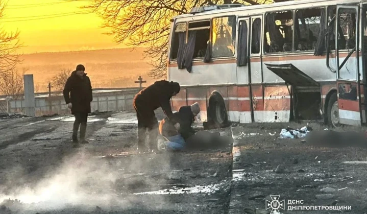 At least 12 miners killed and 8 wounded after russia attacks a DTEK miners' bus