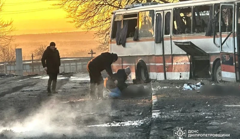At least 12 miners killed and 8 wounded after russia attacks a DTEK miners' bus