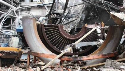 DTEK power station badly damaged in russian drone attack