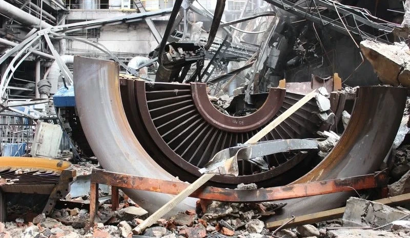 DTEK power station badly damaged in russian drone attack