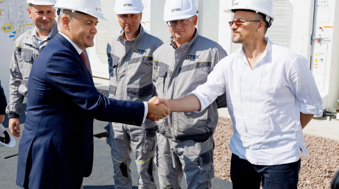 DTEK and Fluence energise the largest battery storage facility in Ukraine with a total capacity of 200 MW