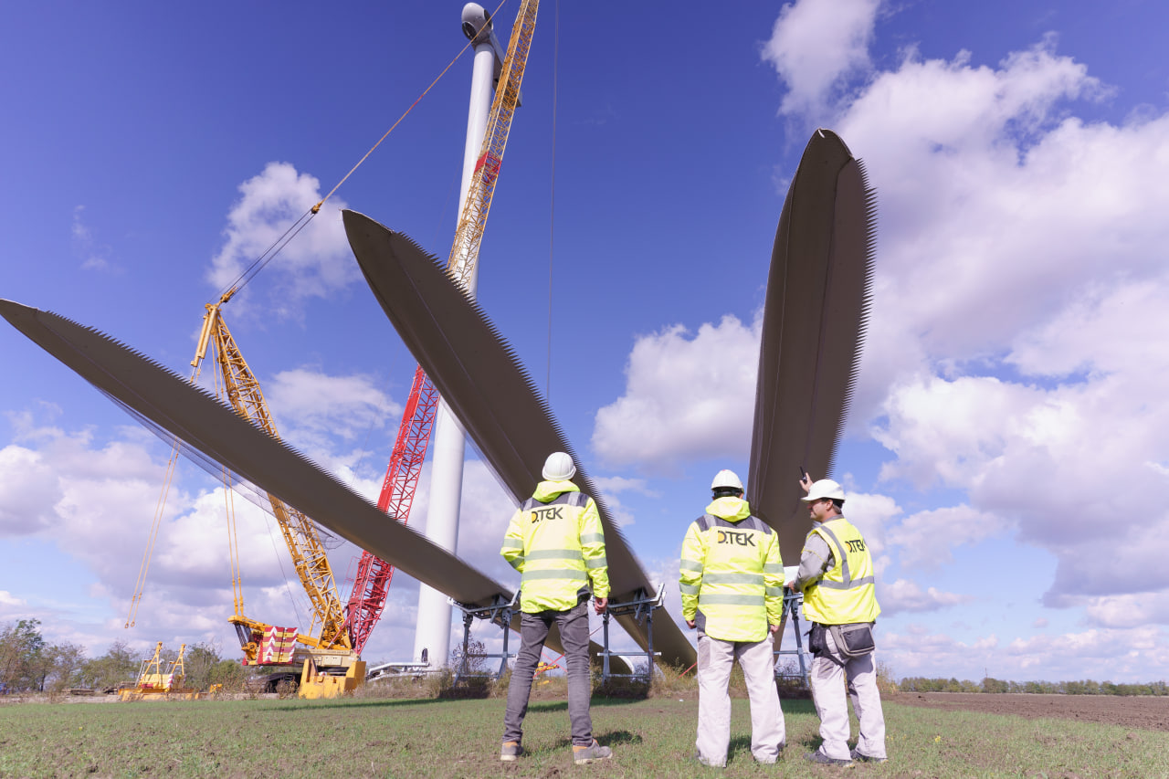 DTEK, Tiligulska wind power station, wind power plant, green energy, energy balance of Ukraine, renewable energy, 30 by 2030, energy decentralization, electricity generation